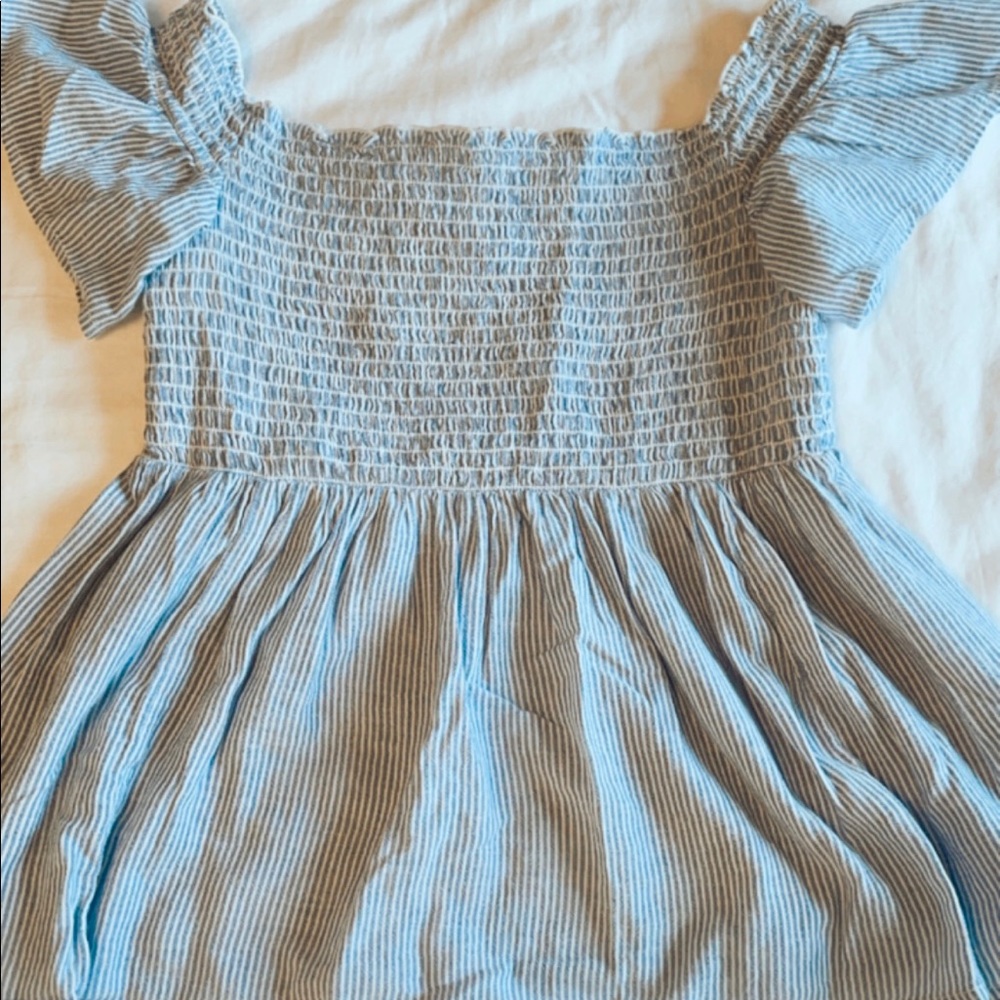 American eagle S rouched off shoulder top